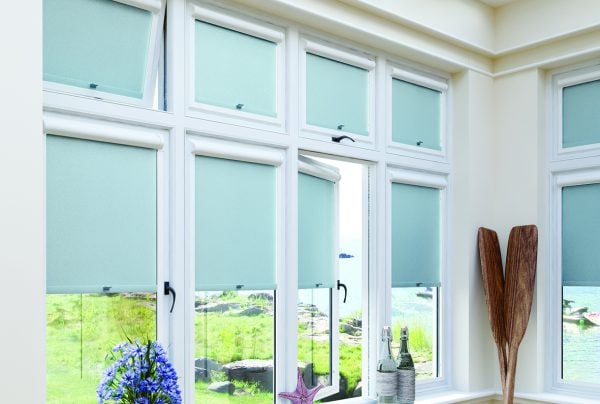 Mineral Verdigris Perfect Fit roller blind - Norwich Sunblinds