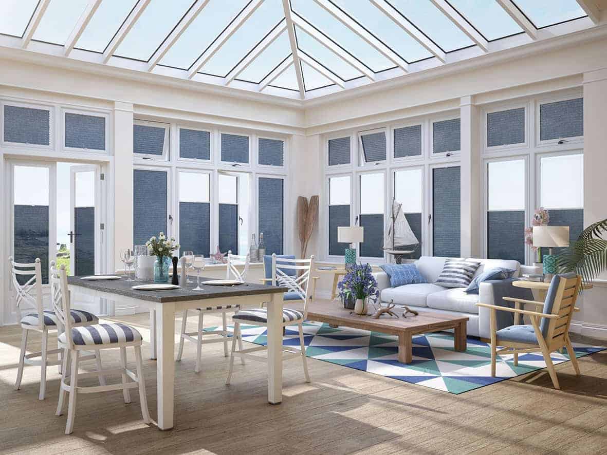 These perfect blinds are perfectly suited for conservatory windows and doors